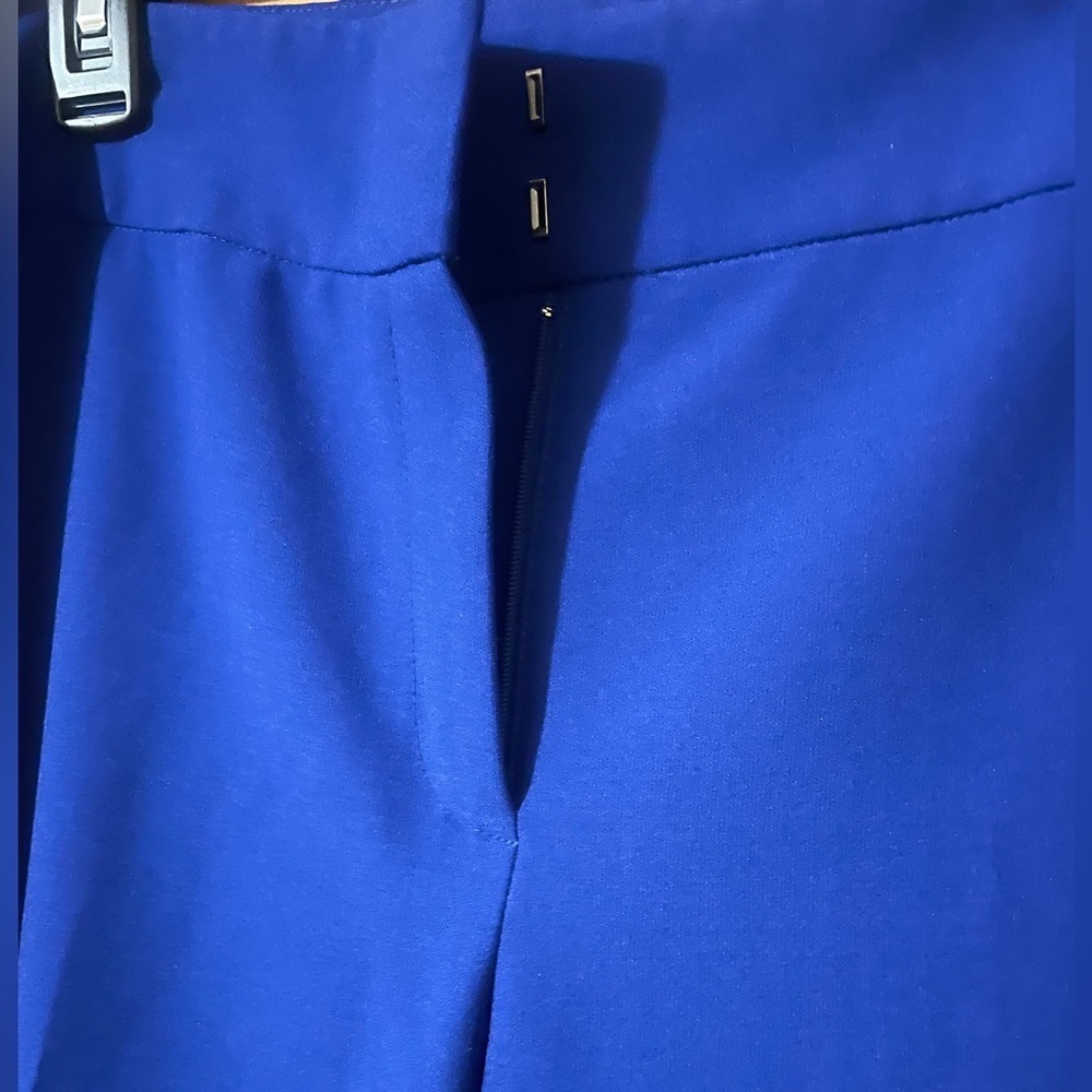 Vibrant Royal Blue Evan Piccone Size 12 Women's Professional Tailored Trousers - Picture 6 of 9